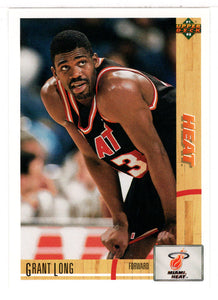 Grant Long - Miami Heat (NBA Basketball Card) 1991-92 Upper Deck # 192 Mint