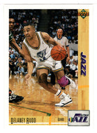 Delaney Rudd - Utah Jazz (NBA Basketball Card) 1991-92 Upper Deck # 197 Mint