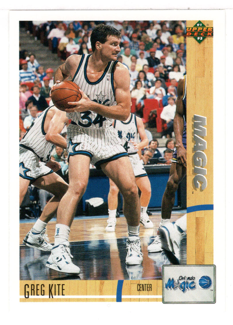 Greg Kite - Orlando Magic (NBA Basketball Card) 1991-92 Upper Deck # 207 Mint