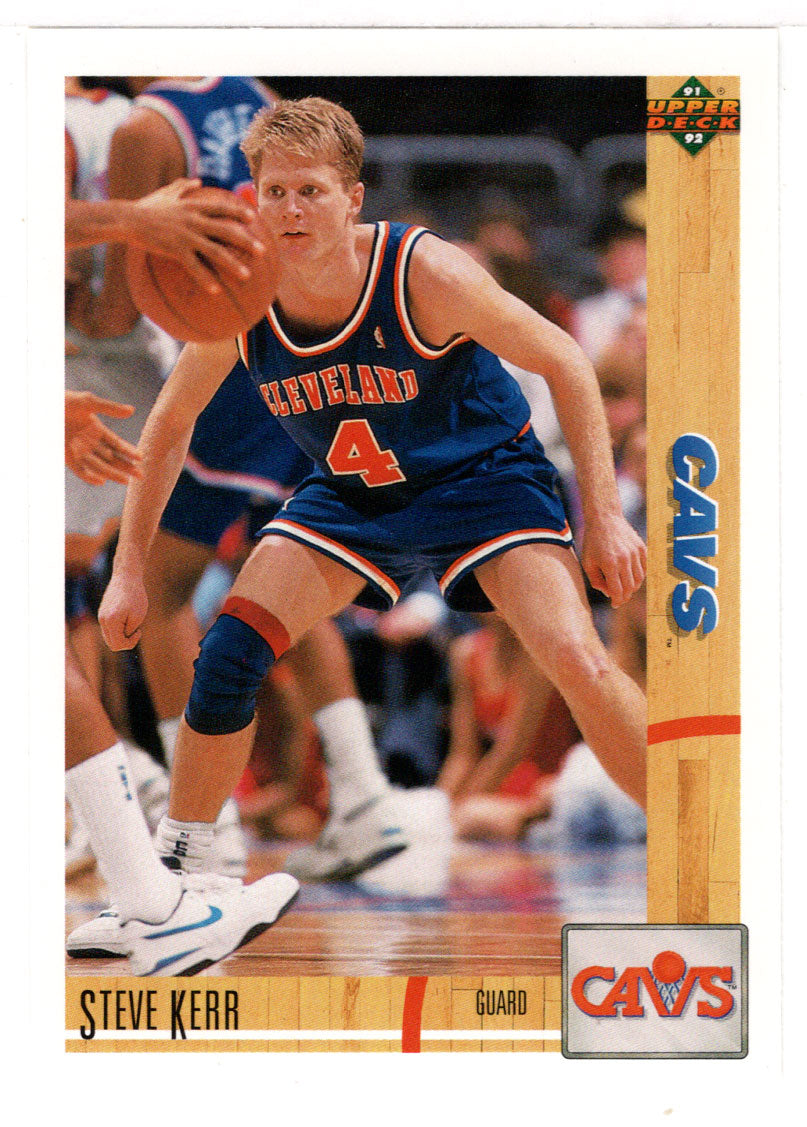 Steve Kerr - Cleveland Cavaliers (NBA Basketball Card) 1991-92 Upper Deck # 208 Mint