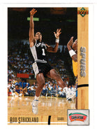 Rod Strickland - San Antonio Spurs (NBA Basketball Card) 1991-92 Upper Deck # 214 Mint