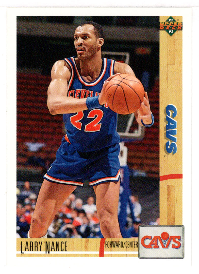 Larry Nance - Cleveland Cavaliers (NBA Basketball Card) 1991-92 Upper Deck # 223 Mint