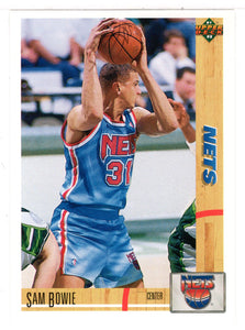 Sam Bowie - New Jersey Nets (NBA Basketball Card) 1991-92 Upper Deck # 231 Mint