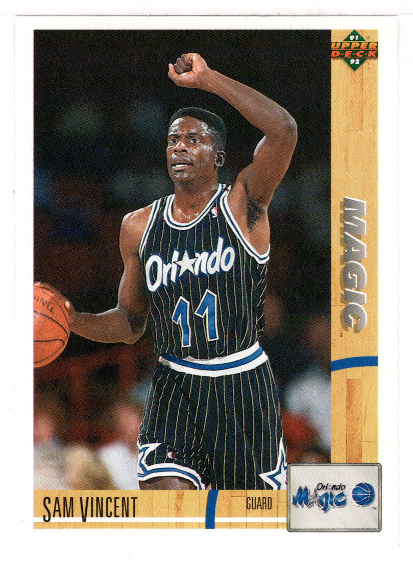 Sam Vincent - Orlando Magic (NBA Basketball Card) 1991-92 Upper