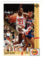 Sleepy Floyd - Houston Rockets (NBA Basketball Card) 1991-92 Upper Deck # 252 Mint