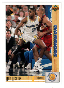 Rod Higgins - Golden State Warriors (NBA Basketball Card) 1991-92 Upper Deck # 261 Mint