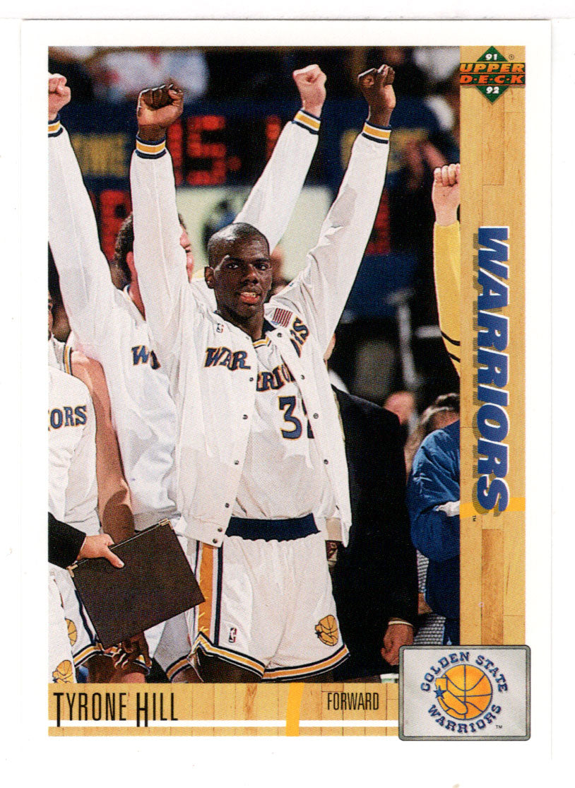 Tyrone Hill - Golden State Warriors (NBA Basketball Card) 1991-92 Upper Deck # 263 Mint