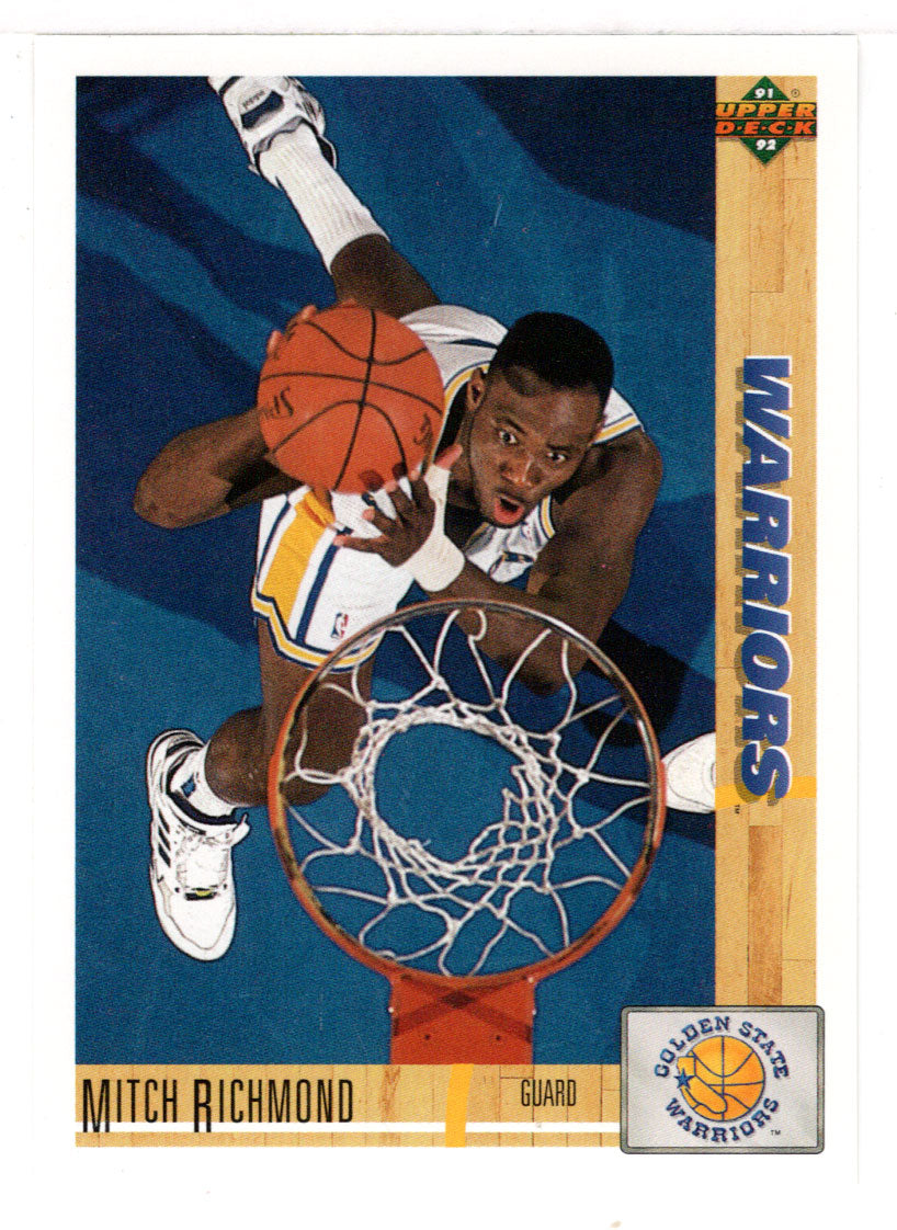 Mitch Richmond - Golden State Warriors (NBA Basketball Card) 1991-92 Upper Deck # 265 Mint