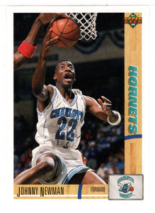 Johnny Newman - Charlotte Hornets (NBA Basketball Card) 1991-92 Upper Deck # 268 Mint