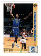 Doug West - Minnesota Timberwolves (NBA Basketball Card) 1991-92 Upper Deck # 269 Mint