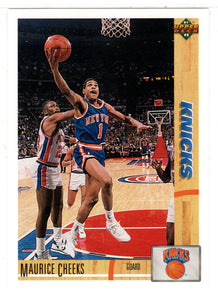 Maurice Cheeks - New York Knicks (NBA Basketball Card) 1991-92 Upper Deck # 281 Mint