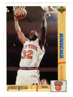 Jerrod Mustaf - New York Knicks (NBA Basketball Card) 1991-92 Upper Deck # 284 Mint