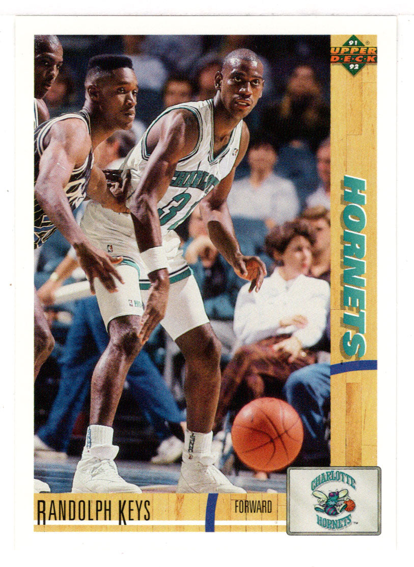 Randolph Keys - Charlotte Hornets (NBA Basketball Card) 1991-92 Upper Deck # 285 Mint