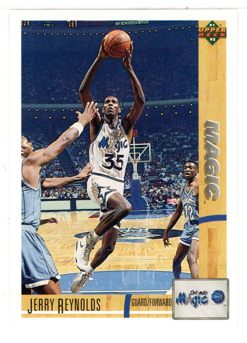 Jerry Reynolds - Orlando Magic (NBA Basketball Card) 1991-92 Upper Deck # 286 Mint