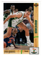 Fred Roberts - Milwaukee Bucks (NBA Basketball Card) 1991-92 Upper Deck # 293 Mint