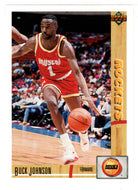 Buck Johnson - Houston Rockets (NBA Basketball Card) 1991-92 Upper Deck # 302 Mint