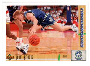 Scott Brooks - Minnesota Timberwolves (NBA Basketball Card) 1991-92 Upper Deck # 303 Mint