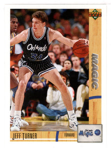 Jeff Turner - Orlando Magic (NBA Basketball Card) 1991-92 Upper Deck # 304 Mint