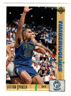 Felton Spencer - Minnesota Timberwolves (NBA Basketball Card) 1991-92 Upper Deck # 305 Mint