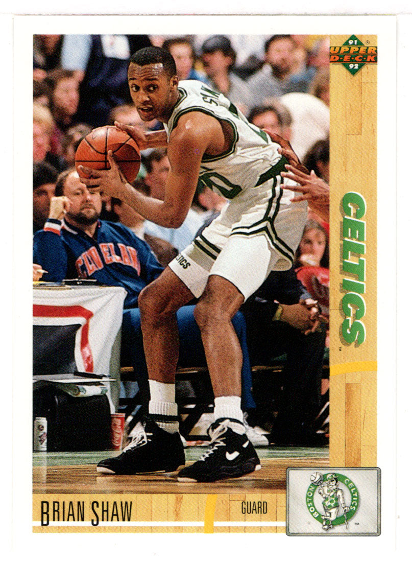 Brian Shaw - Boston Celtics (NBA Basketball Card) 1991-92 Upper Deck # 346 Mint