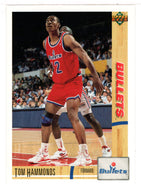 Tom Hammonds - Washington Bullets (NBA Basketball Card) 1991-92 Upper Deck # 349 Mint