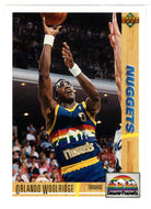 Orlando Woolridge - Denver Nuggets (NBA Basketball Card) 1991-92 Upper Deck # 352 Mint