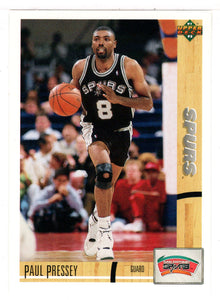 Paul Pressey - San Antonio Spurs (NBA Basketball Card) 1991-92 Upper Deck # 359 Mint