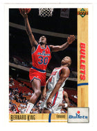 Bernard King - Washington Bullets (NBA Basketball Card) 1991-92 Upper Deck # 365 Mint