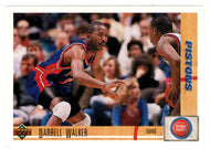 Darrell Walker - Detroit Pistons (NBA Basketball Card) 1991-92 Upper Deck # 403 Mint