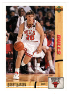 Bobby Hansen - Chicago Bulls (NBA Basketball Card) 1991-92 Upper Deck # 408 Mint