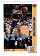 Vincent Askew RC - Golden State Warriors (NBA Basketball Card) 1991-92 Upper Deck # 410 Mint