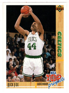 Rick Fox RC - Boston Celtics - Top Prospects (NBA Basketball Card) 1991-92 Upper Deck # 443 Mint