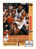 LaBradford Smith RC - Washington Bullets (NBA Basketball Card) 1991-92 Upper Deck # 485 Mint