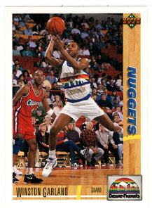 Winston Garland - Denver Nuggets (NBA Basketball Card) 1991-92 Upper Deck # 486 Mint