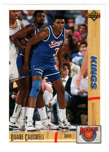 Duane Causwell - Sacramento Kings (NBA Basketball Card) 1991-92 Upper Deck Rookie Standouts # R 11 Mint