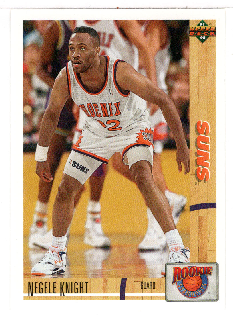 Negele Knight - Phoenix Suns (NBA Basketball Card) 1991-92 Upper Deck Rookie Standouts # R 16 Mint