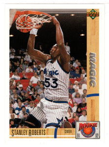 Stanley Roberts - Orlando Magic (NBA Basketball Card) 1991-92 Upper Deck Rookie Standouts # R 28 Mint