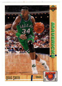 Doug Smith - Dallas Mavericks (NBA Basketball Card) 1991-92 Upper Deck Rookie Standouts # R 31 Mint