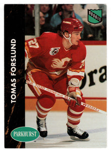 Tomas Forslund RC - Calgary Flames (NHL Hockey Card) 1991-92 Parkhurst # 20 Mint