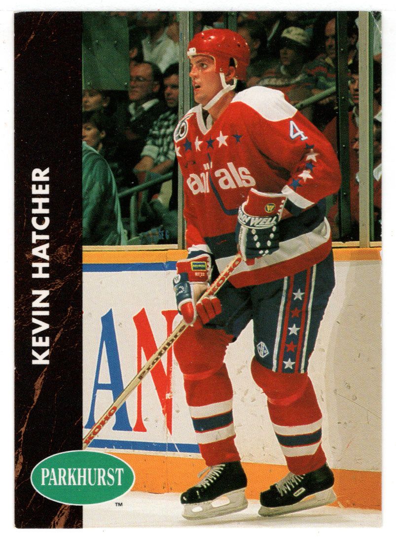 Kevin Hatcher - Washington Capitals (NHL Hockey Card) 1991-92 Parkhurst # 191 Mint