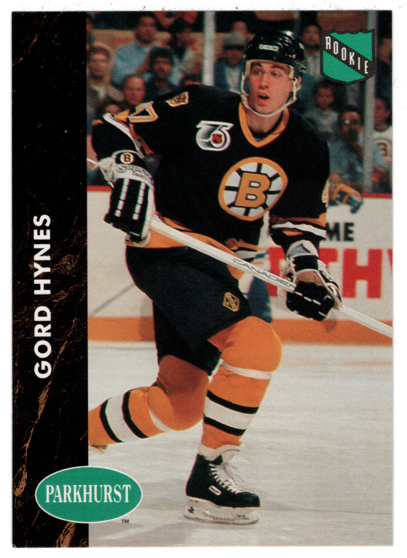 Gord Hynes RC - Boston Bruins (NHL Hockey Card) 1991-92 Parkhurst # 235 Mint