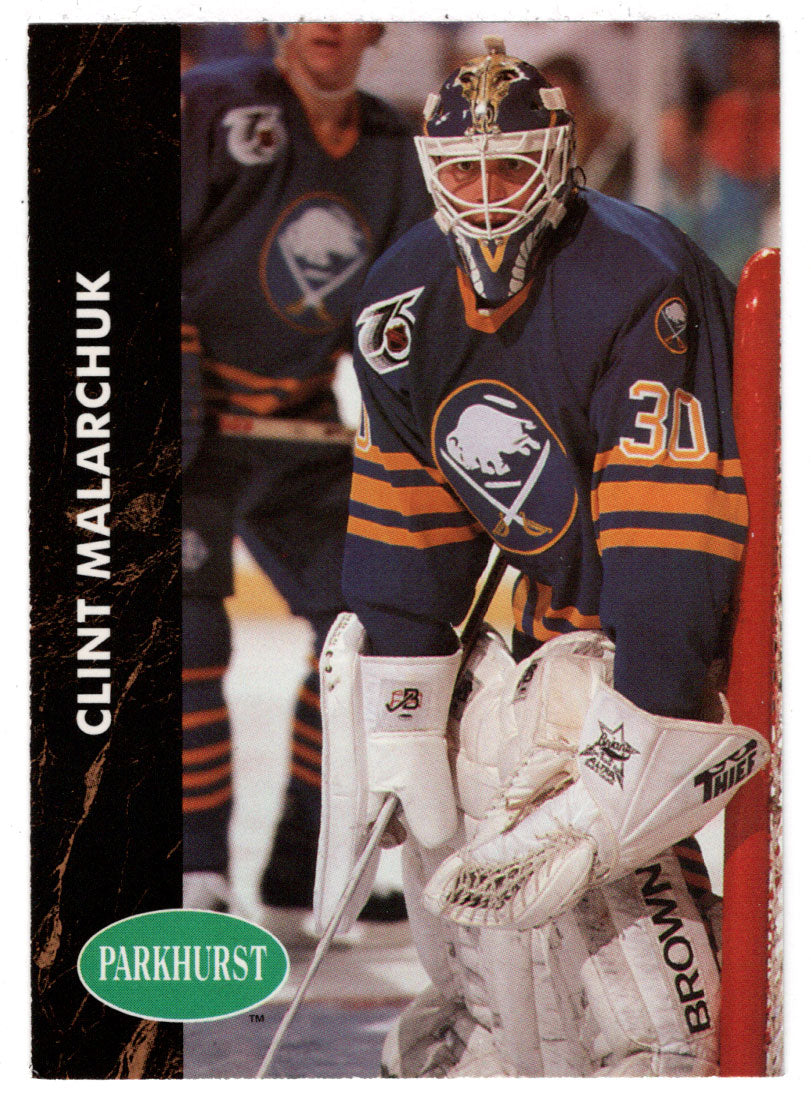 Clint Malarchuk - Buffalo Sabres (NHL Hockey Card) 1991-92 Parkhurst # 244 Mint