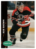 Rob Brown - Chicago Blackhawks (NHL Hockey Card) 1991-92 Parkhurst # 258 Mint
