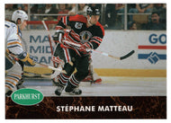 Stephane Matteau - Chicago Blackhawks (NHL Hockey Card) 1991-92 Parkhurst # 259 Mint