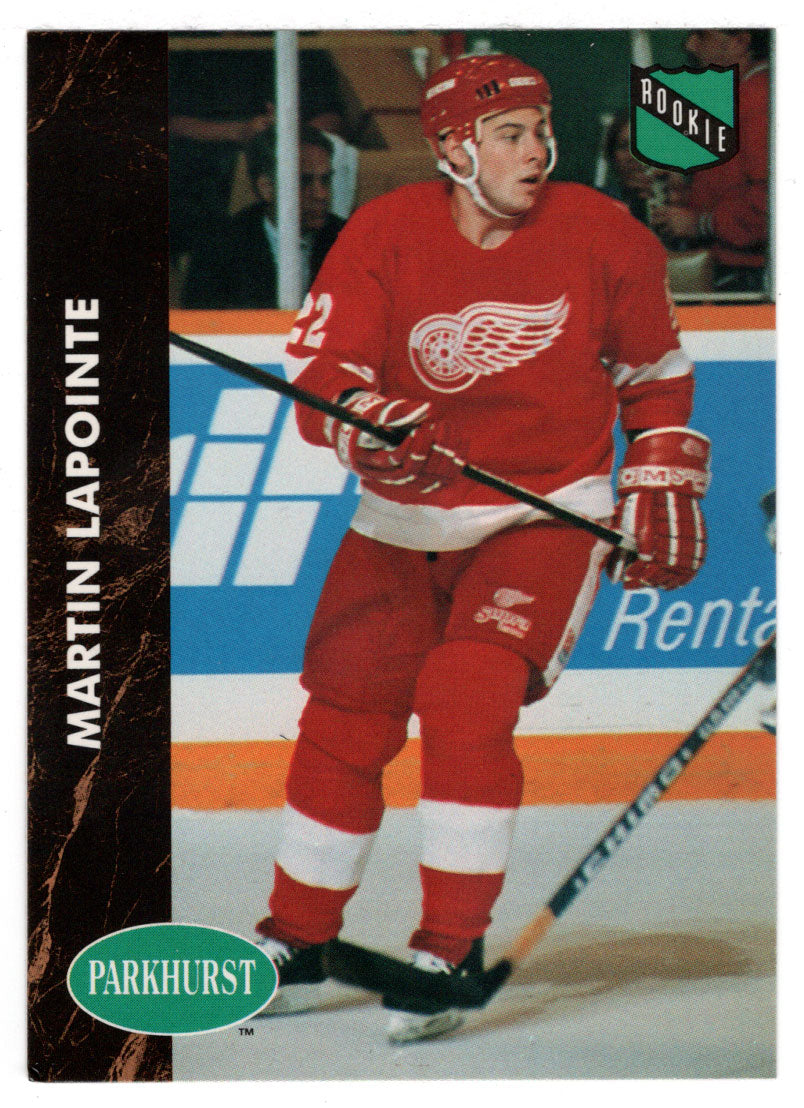 Martin Lapointe - Detroit Red Wings (NHL Hockey Card) 1991-92 Parkhurst # 267 Mint