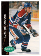Luke Richardson - Edmonton Oilers (NHL Hockey Card) 1991-92 Parkhurst # 274 Mint