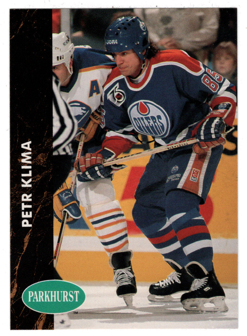 Petr Klima - Edmonton Oilers (NHL Hockey Card) 1991-92 Parkhurst # 280 Mint