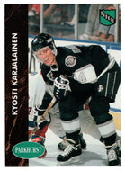 Kyosti Karjalainen RC - Los Angeles Kings (NHL Hockey Card) 1991-92 Parkhurst # 295 Mint