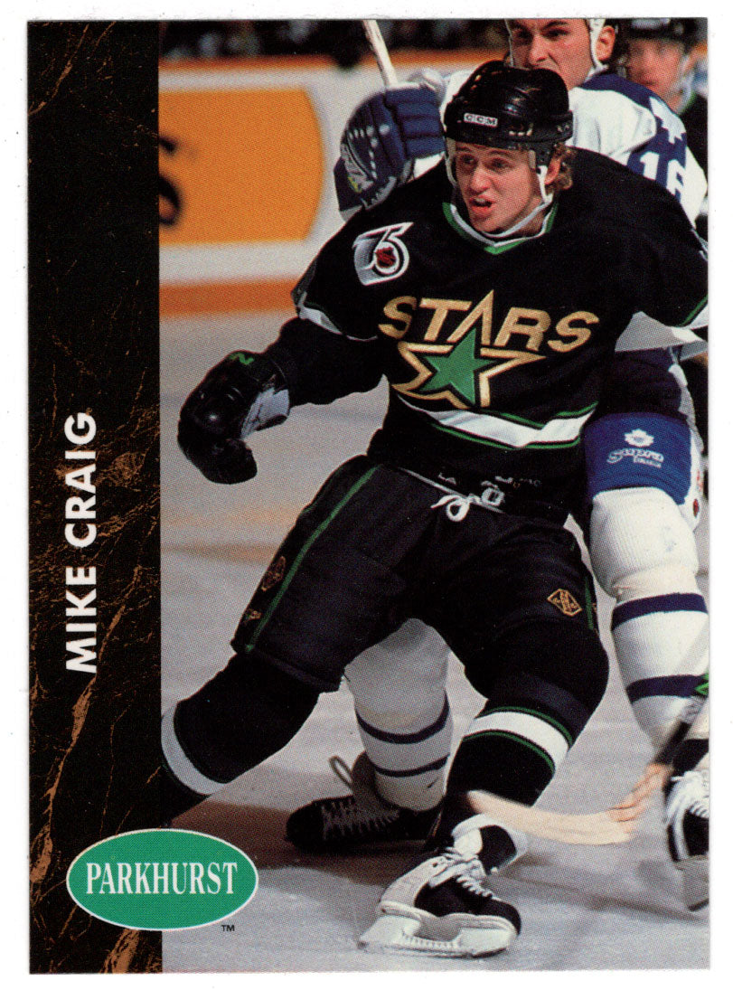 Mike Craig - Minnesota North Stars (NHL Hockey Card) 1991-92 Parkhurst # 301 Mint