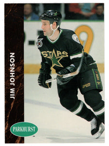 Jim Johnson - Minnesota North Stars (NHL Hockey Card) 1991-92 Parkhurst # 303 Mint